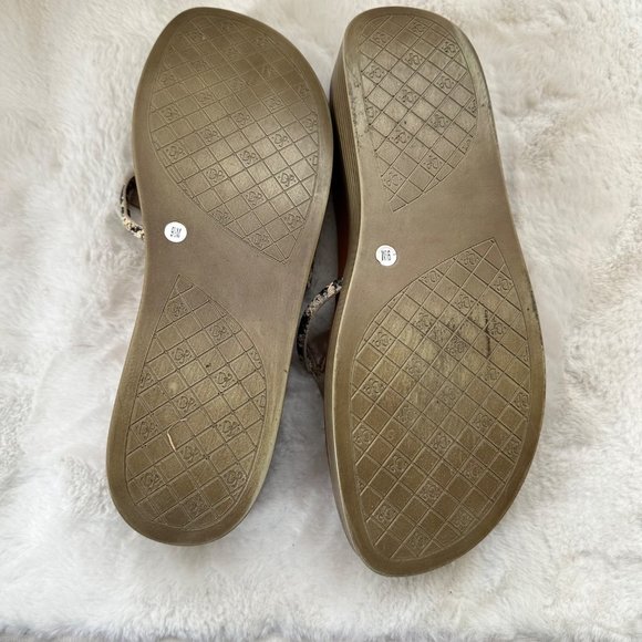 Donald J. Pliner Women's Snake Print Sandals - Picture 3 of 5